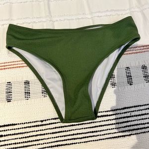 Green bikini bottoms!